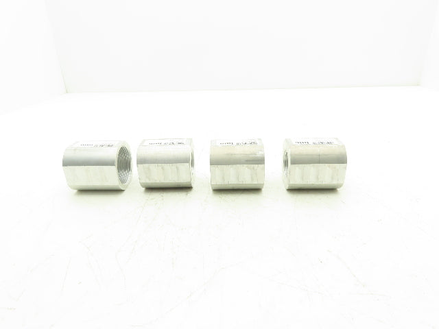 IllIg 9191053 Aluminum Reducer Bushing 1-1/2"NPT to 1" NPT Flat Sides Lot of 4