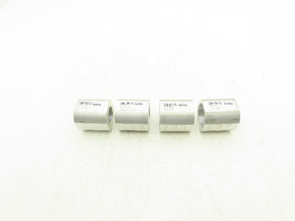 IllIg 9191053 Aluminum Reducer Bushing 1-1/2"NPT to 1" NPT Flat Sides Lot of 4