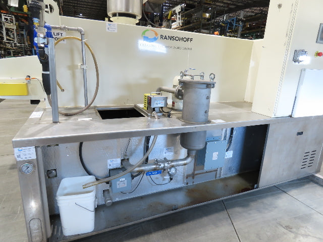 Ransohoff 12" Leanveyor Industrial Parts Washer Dryer Pass Thru Conveyor 250 Gal