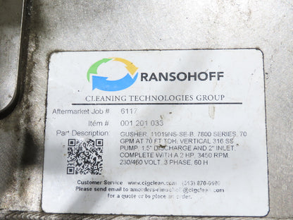 Ransohoff 12" Leanveyor Industrial Parts Washer Dryer Pass Thru Conveyor 250 Gal