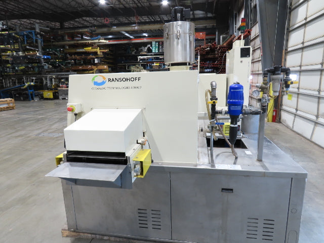 Ransohoff 12" Leanveyor Industrial Parts Washer Dryer Pass Thru Conveyor 250 Gal
