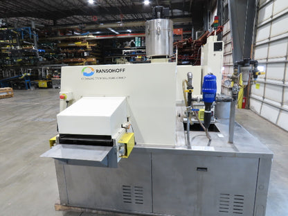 Ransohoff 12" Leanveyor Industrial Parts Washer Dryer Pass Thru Conveyor 250 Gal