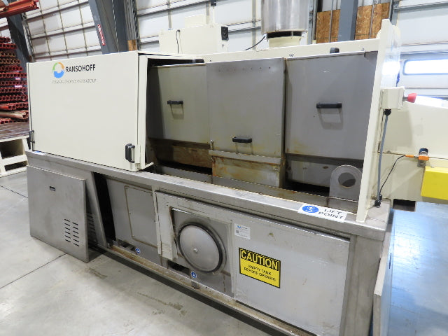 Ransohoff 12" Leanveyor Industrial Parts Washer Dryer Pass Thru Conveyor 250 Gal