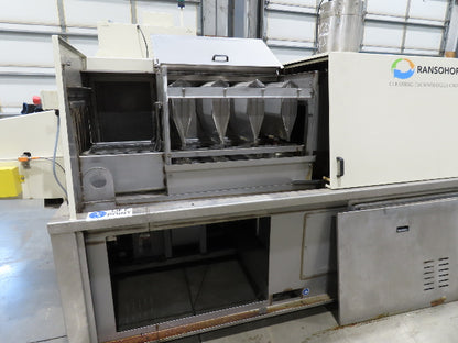 Ransohoff 12" Leanveyor Industrial Parts Washer Dryer Pass Thru Conveyor 250 Gal