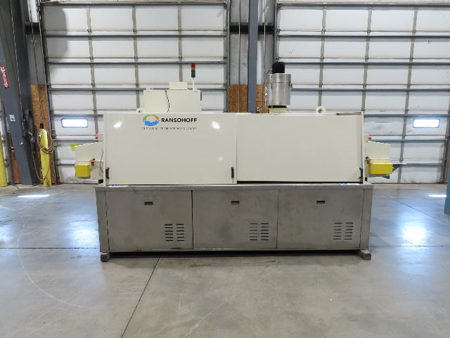 Ransohoff 12" Leanveyor Industrial Parts Washer Dryer Pass Thru Conveyor 250 Gal