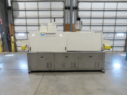 Ransohoff 12" Leanveyor Industrial Parts Washer Dryer Pass Thru Conveyor 250 Gal