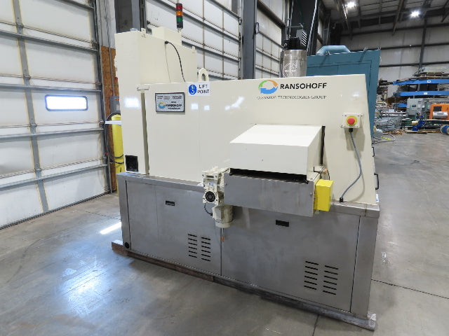 Ransohoff 12" Leanveyor Industrial Parts Washer Dryer Pass Thru Conveyor 250 Gal