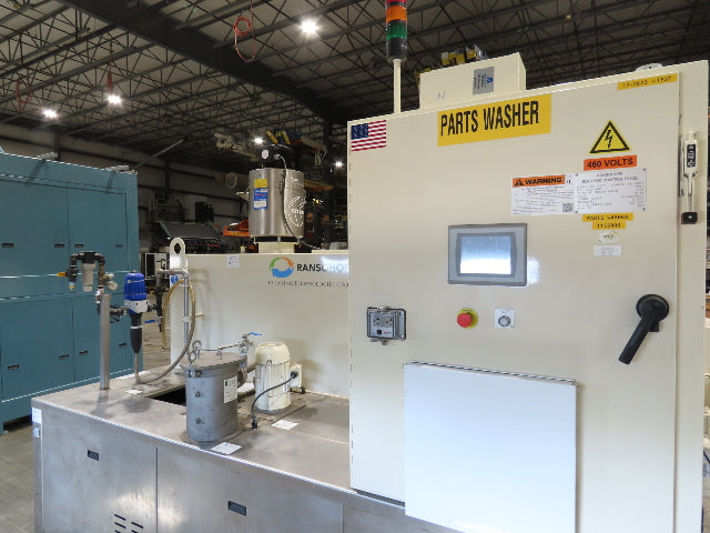 Ransohoff 12" Leanveyor Industrial Parts Washer Dryer Pass Thru Conveyor 250 Gal