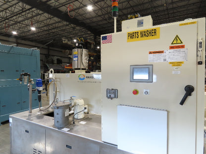 Ransohoff 12" Leanveyor Industrial Parts Washer Dryer Pass Thru Conveyor 250 Gal