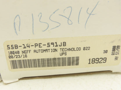 MAC 55B-14-PE-591JB Pneumatic Solenoid Valve 30-150PSI 3/8"BSP 24VDC PED-591JB
