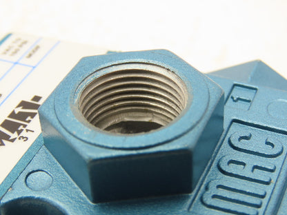 MAC 55B-14-PE-591JB Pneumatic Solenoid Valve 30-150PSI 3/8"BSP 24VDC PED-591JB