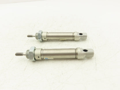 Festo DSN-16-25-P Pneumatic Cylinder 16mm Bore 125mm Stroke 145PSI Lot of 2