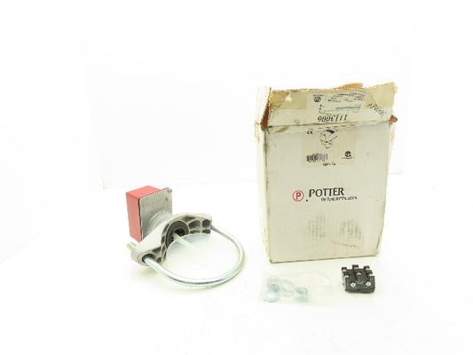 Potter VSR-F 6" Vane Type Waterflow Alarm Switch w/Retard 6" Pipe U-Bolt & Nuts
