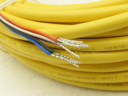 Banner Engineering QDE-8100D 8-Pin M12 Fem Straight Cordset 8x22AWG 30.5 Meter