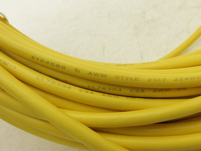 Banner Engineering QDE-8100D 8-Pin M12 Fem Straight Cordset 8x22AWG 30.5 Meter