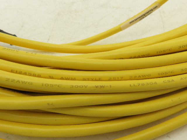 Banner Engineering QDE-8100D 8-Pin M12 Fem Straight Cordset 8x22AWG 30.5 Meter