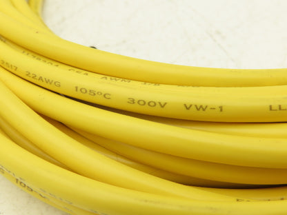 Banner Engineering QDE-850D 8-Pin M12 Fem Straight Cordset 8x22AWG 15.2 Meter