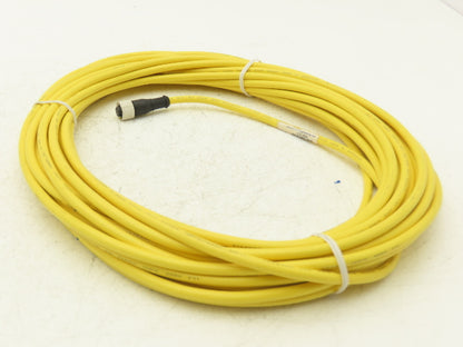 Banner Engineering QDE-850D 8-Pin M12 Fem Straight Cordset 8x22AWG 15.2 Meter
