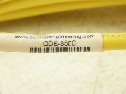 Banner Engineering QDE-850D 8-Pin M12 Fem Straight Cordset 8x22AWG 15.2 Meter