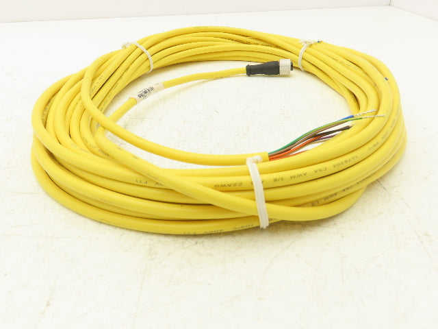 Banner Engineering QDE-850D 8-Pin M12 Fem Straight Cordset 8x22AWG 15.2 Meter