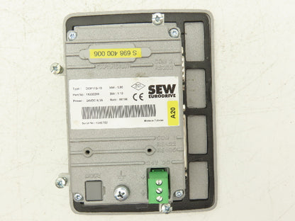 Sew Eurodrive DOP11B-10 HMI Controller Push Button Panel W/Screen 24V 18220266