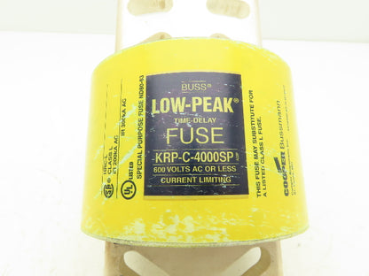 Cooper Bussmann Inc KRP-C-4000SP Fuse 4000 A 600 VAC 300 kA Low Peak Time Delay