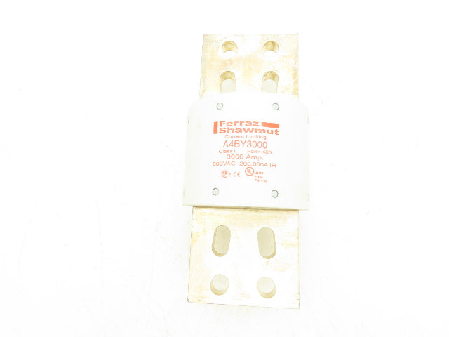 Mersen A4BY3000 Amp-Trap Fuse 3000 A 600 VAC 300 VDC Blade Type Class L