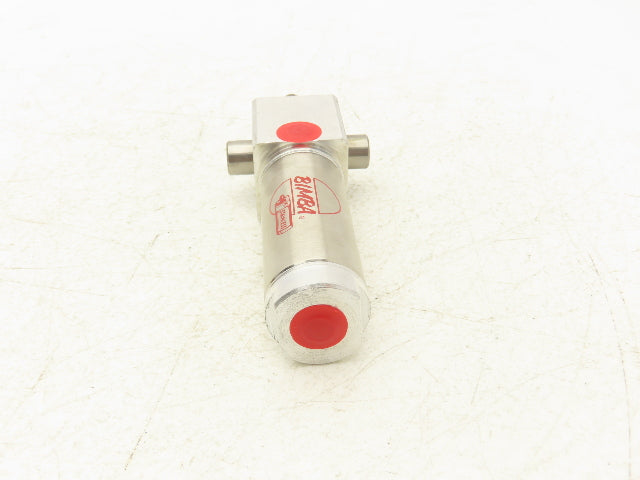 Bimba BFTM-091-D Pneumatic Air Cylinder 1-1/16" Bore 1" Stroke 145PSI 1/8" NPT