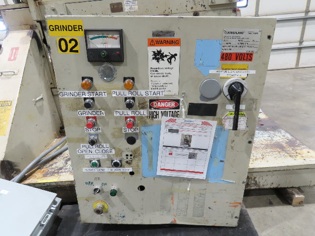 Cumberland 1456-3KN Plastic Granulator Shredder Chipper 14"x 56" 75Hp 460V  3PH