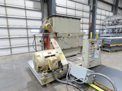 Cumberland 1456-3KN Plastic Granulator Shredder Chipper 14"x 56" 75Hp 460V  3PH