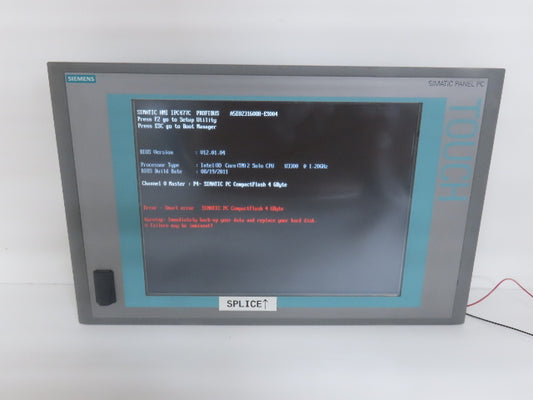 Siemens 6AV7884-2AE20-3BN0 Simatic HMI Touch Screen Control Panel IPC477C