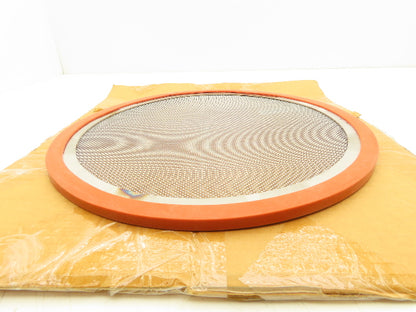 Screen/Strainer Pre Filter 16" Dia Stainless Steel 1.5mm Squares Rubber Seal