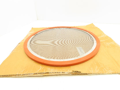 Screen/Strainer Pre Filter 16" Dia Stainless Steel 1.5mm Squares Rubber Seal