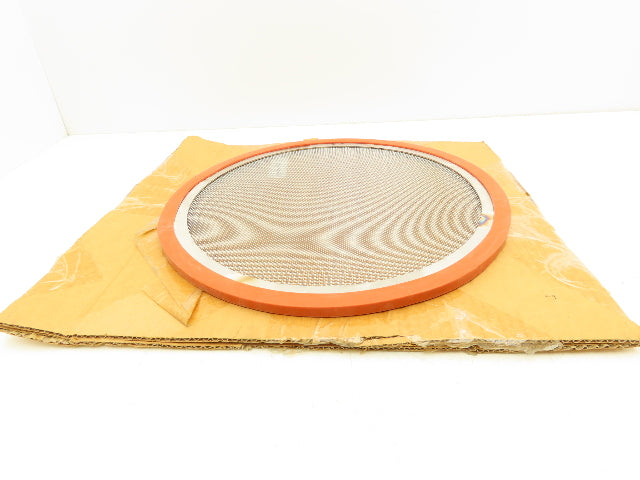 Screen/Strainer Pre Filter 16" Dia Stainless Steel 1.5mm Squares Rubber Seal
