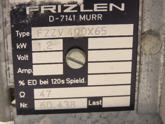 Sew Eurodrive Frizlen FZZV 400x65 BW 147 Movidrive Braking Resistor 1.2kw 47 Ohm