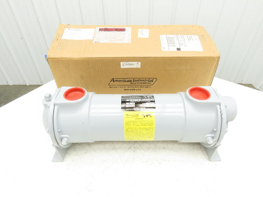 American Industrial  AB-1202-C6-TP Shell & Tube Heat Exchanger 2-Pass 150PSI
