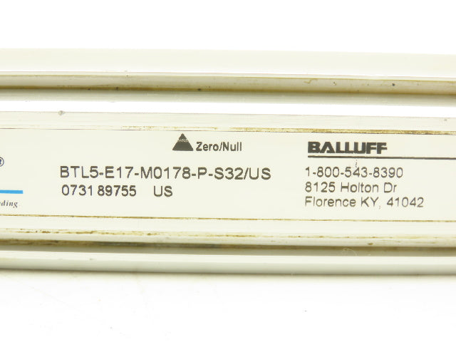 Balluff BTL5E17M0178PS32US MicroPulse Linear Position Transducer 178mm Range