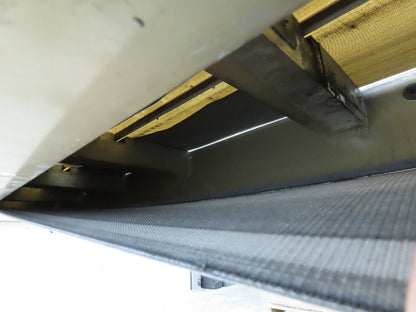 Plastic Process 16"x 8'L Slider Bed Conveyor 12"Belt 115V Direct Drive 19FPM