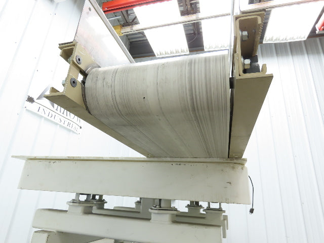 Plastic Process 16"x 8'L Slider Bed Conveyor 12"Belt 115V Direct Drive 19FPM