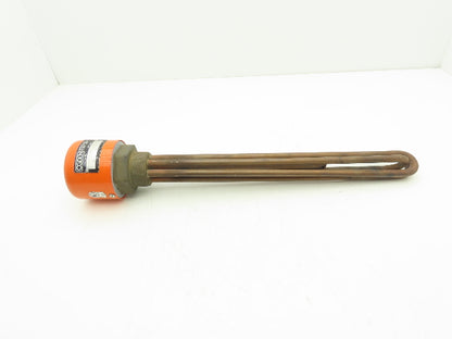 Chromalox EMT-3360 Screw Plug Immersion Heater 2"NPT 6000W 480V 1PH 18" Tubes