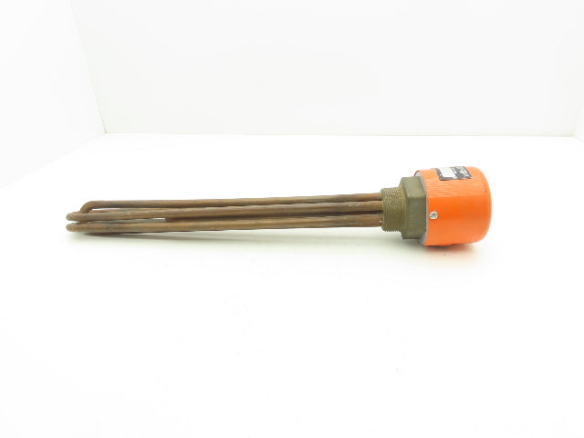 Chromalox EMT-3360 Screw Plug Immersion Heater 2"NPT 6000W 480V 1PH 18" Tubes