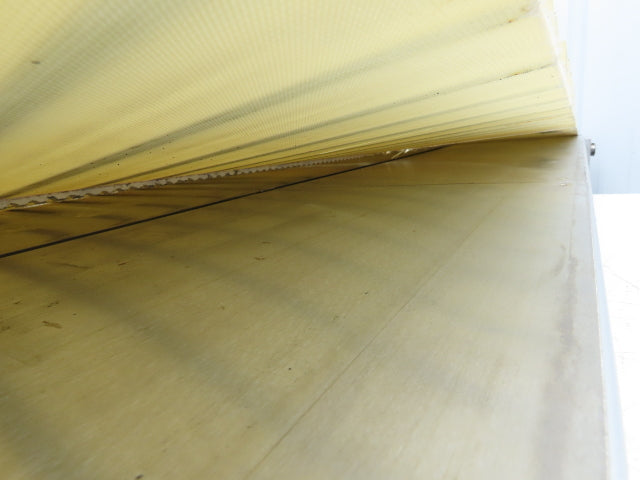 26"x 75"L Cleated Belt Conveyor 370 FPM High Speed Belt Drive .5Hp 230/460V 3PH
