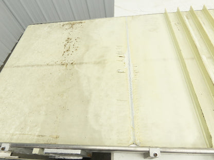 26"x 75"L Cleated Belt Conveyor 370 FPM High Speed Belt Drive .5Hp 230/460V 3PH