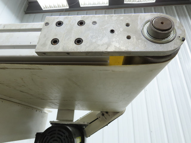 26"x 75"L Cleated Belt Conveyor 370 FPM High Speed Belt Drive .5Hp 230/460V 3PH