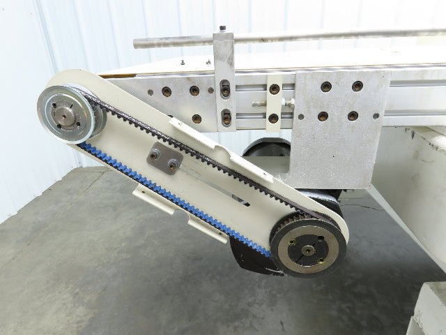 26"x 75"L Cleated Belt Conveyor 370 FPM High Speed Belt Drive .5Hp 230/460V 3PH