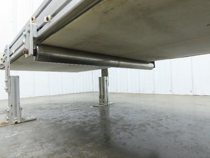 26"x 73"L Slider Bed Conveyor 25"Belt .5Hp 230/460V 3PH 125 FPM Belt Drive 15"H