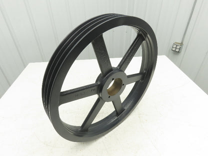 Browning 3TB184 3 Groove Cast Iron Q1 Bushed Bore Multiple Sheave A & B Belts