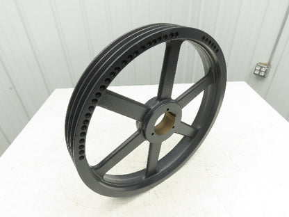 Browning 3TB184 3 Groove Cast Iron Q1 Bushed Bore Multiple Sheave A & B Belts