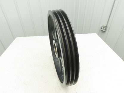 Browning 3TB184 3 Groove Cast Iron Q1 Bushed Bore Multiple Sheave A & B Belts