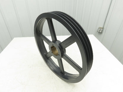 Browning 3TB184 3 Groove Cast Iron Q1 Bushed Bore Multiple Sheave A & B Belts